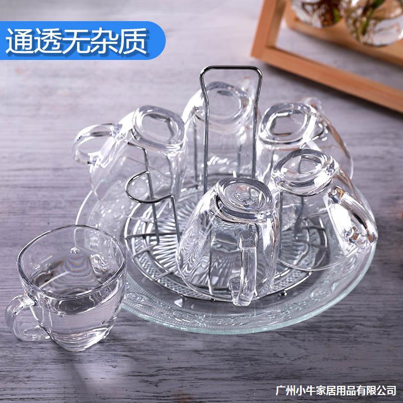 Glass cup home set, handle, tea cup, beer cup, milk cup, juice cup, thickened heat-resistant cup Application Scenario