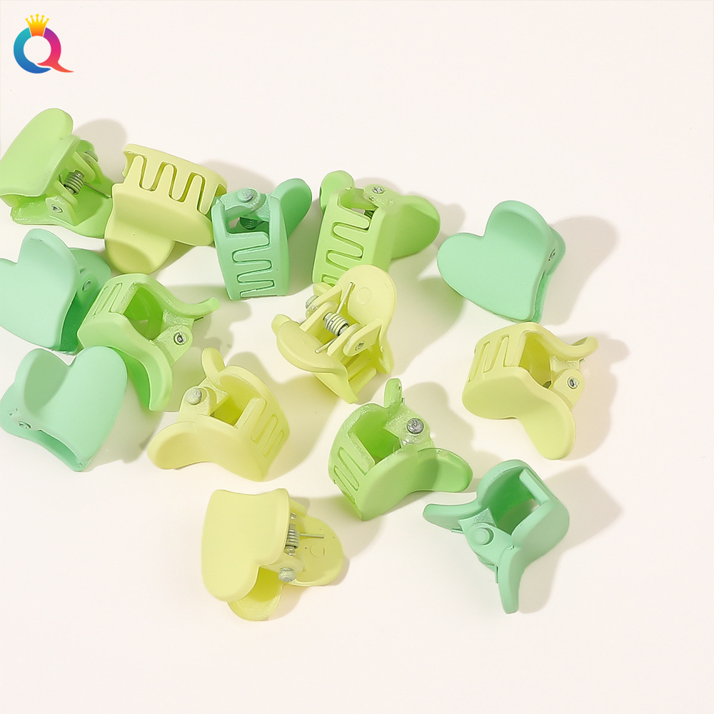 Wholesale of Qiyue colorful small grabbers, dopamine hair clips, mini canned hair accessories, bangs clips, broken hair clips and children's side clips Specification drawing