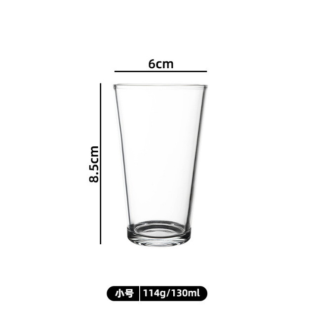 Transparent pint cups, glass beer mugs, craft beer mugs, simple beverage cups, juice cups Application Scenario