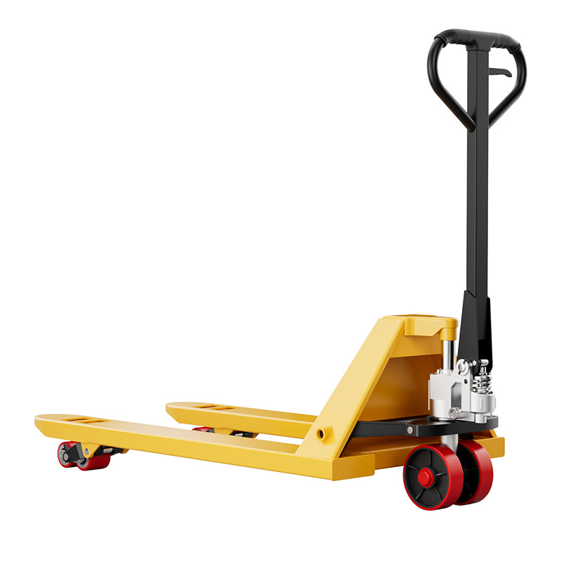 Manual hydraulic pallet trucks 2T, 3T, 5-ton forklifts, push-pull pallet drivers, manual ground oxen, hand-pushed hydraulic lifting trailers Item Picture