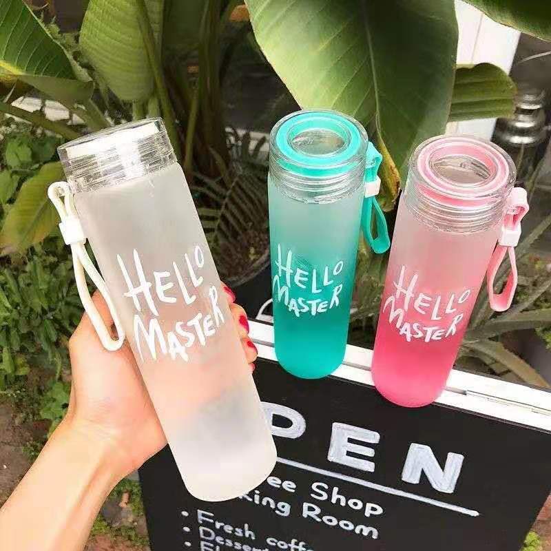 Creative seven-color cups, gradient frosted water cups, glass cups, promotional gift cups, printed advertising cups, and printed logos Application Scenario