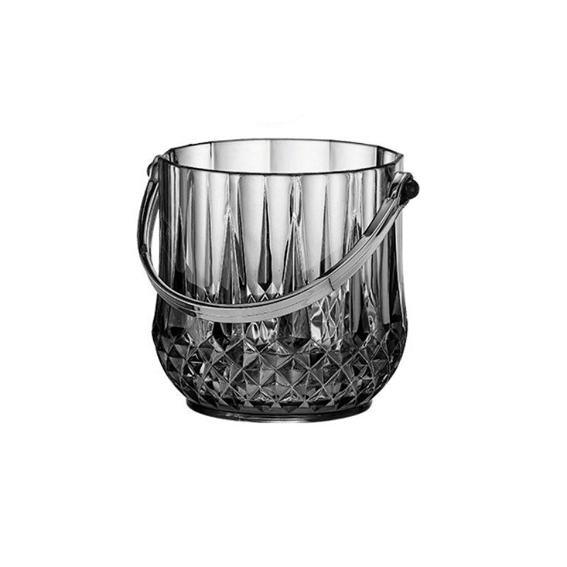 Ice bucket: A bucket for holding ice cubes, a commercial acrylic storage bucket for bars and KTVS, a popular household small beer bucket storage bucket Item Picture