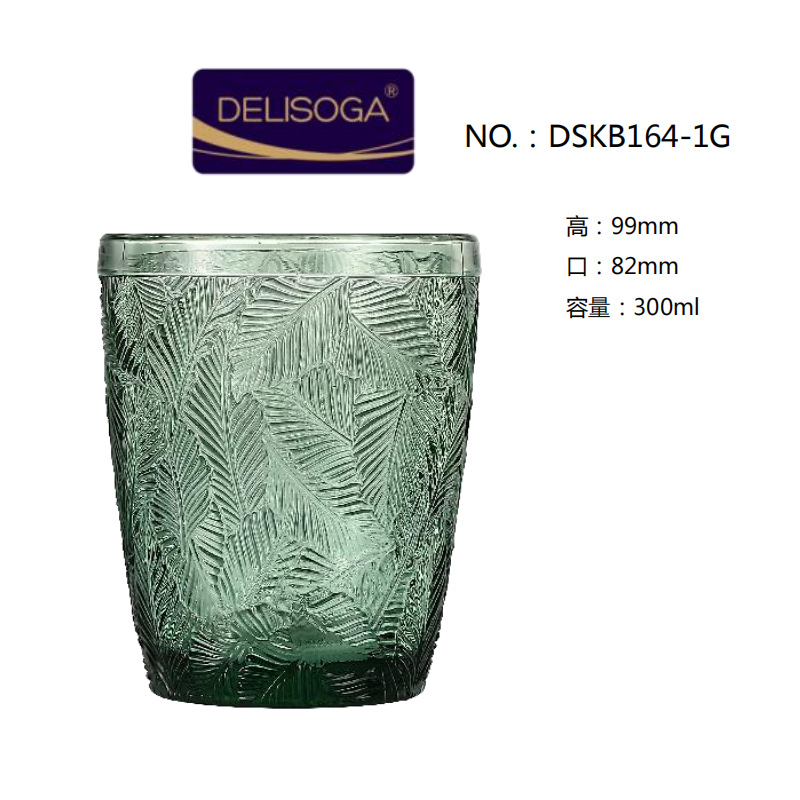 Wholesale of DELISOGA engraved glass cups, beer mugs, whisky cups, juice cups, beverage cups, water cups and colored cups details Picture