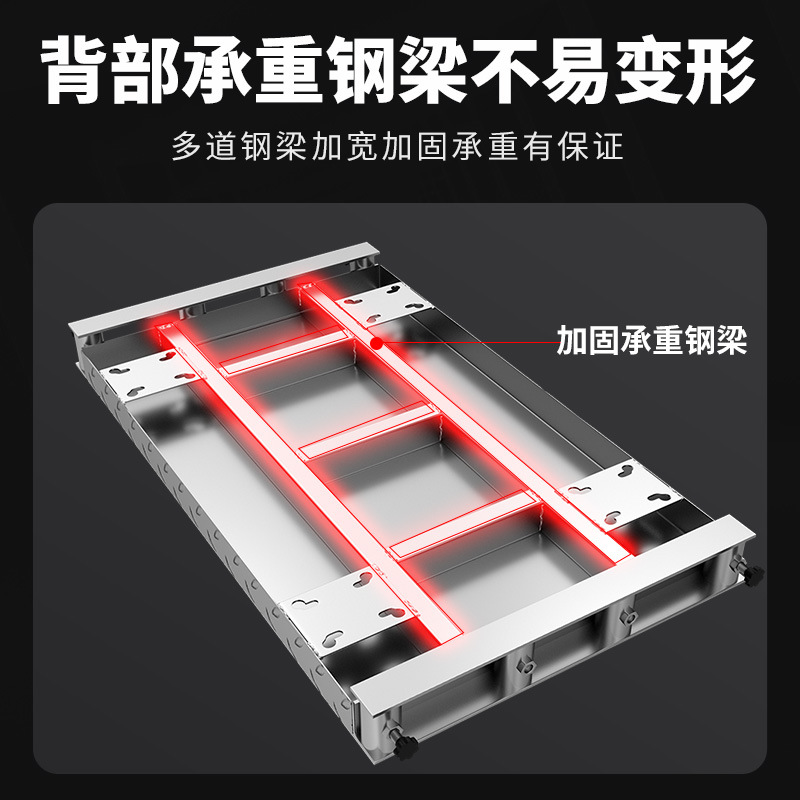 Heavy-duty dual-purpose flatbed truck, fabric trolley, fabric trailer, stage board trolley, roll material trolley, hand-pushed material handling trolley, detachable Specification drawing