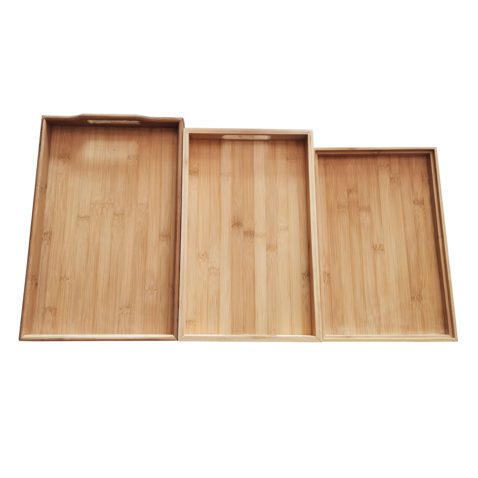 Bamboo tea trays, bamboo and wood tea saucers, special tea serving for home tea tasting, fruit trays, wholesale bamboo trays, small wooden trays details Picture