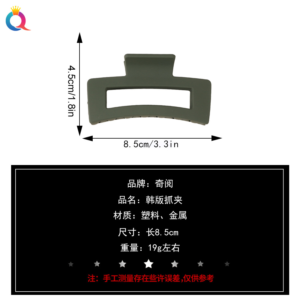Qiyue Cross-border ins hair clips, stylish shark clips, updo hair grabbers, back of the head hair grabbers, hair accessories wholesale Application Scenario
