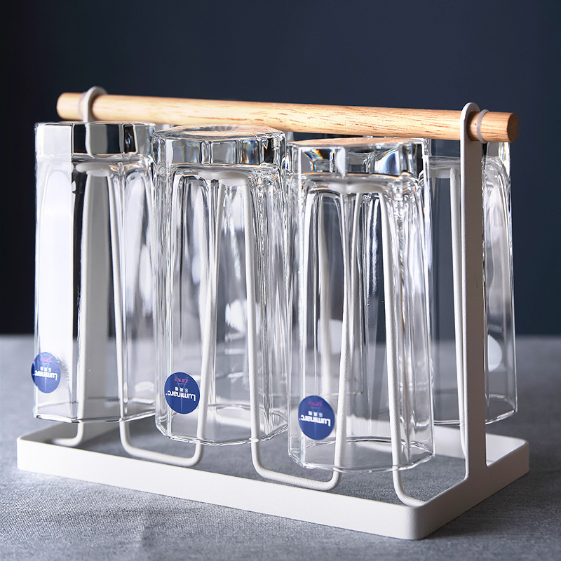 Lemeiya transparent glass cups, juice drink cups, whisky glasses, beer glasses, octagonal straight series water cups Specification drawing