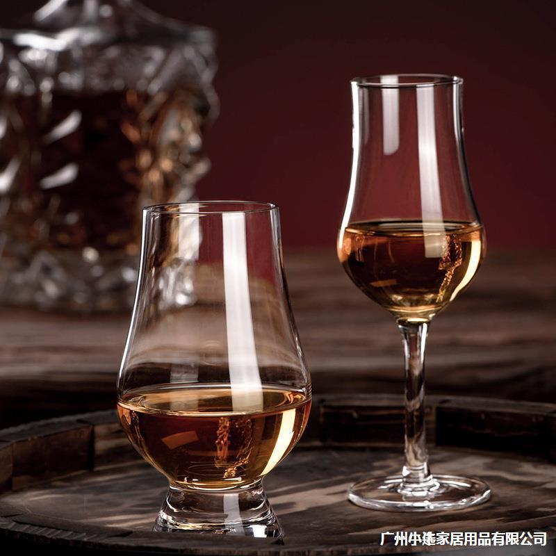 Tulip high-end glass aroma glass, transparent tall leg champagne tasting glass, whisky and spirits tasting glass, sweet tasting glass Specification drawing