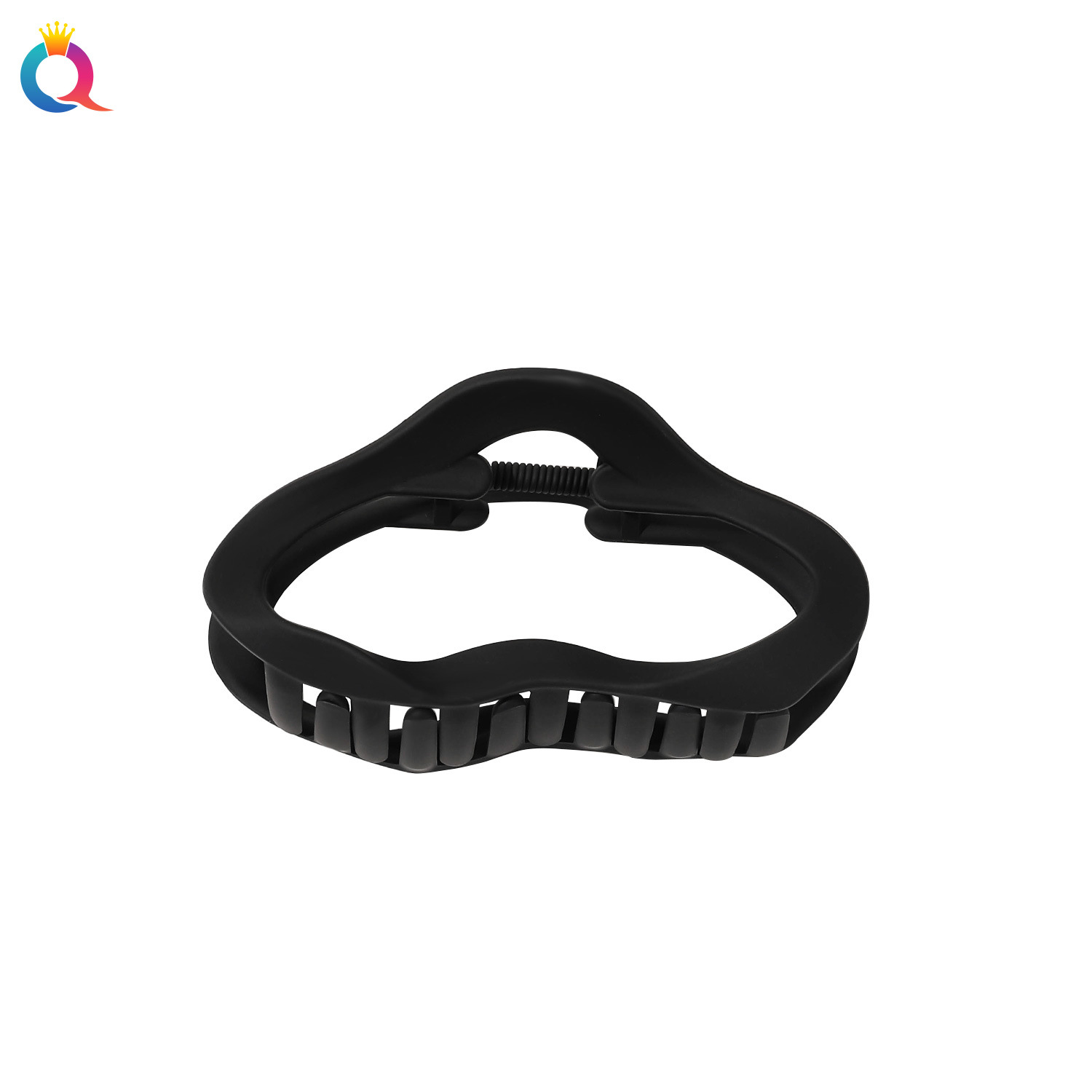 Qiyue simple matte hair clips, women's large gripper, high-end hair gripper, updo, shark clip hair accessories wholesale Item Picture