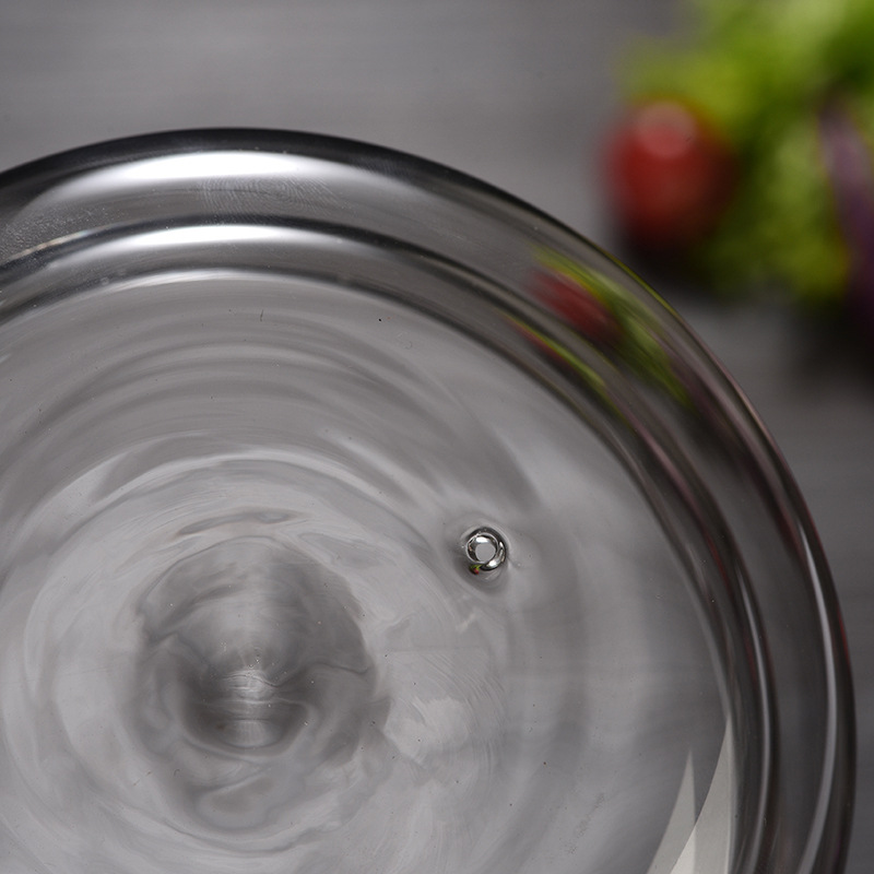 Factory wholesale household double-layer glass bowls, high borosilicate heat-resistant glass tableware, transparent fruit salad bowls Application Scenario