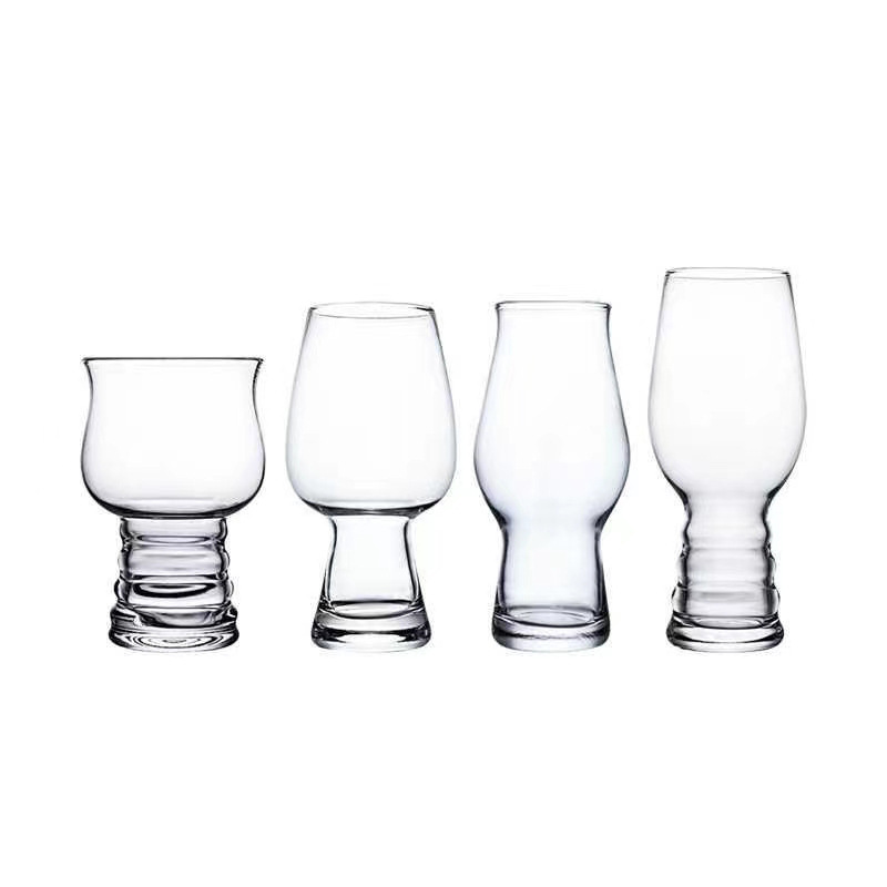 Creative craft beer mugs, tulip mugs, glass cups, wide-mouthed pint cups, draft beer cups can be printed with logos Item Picture