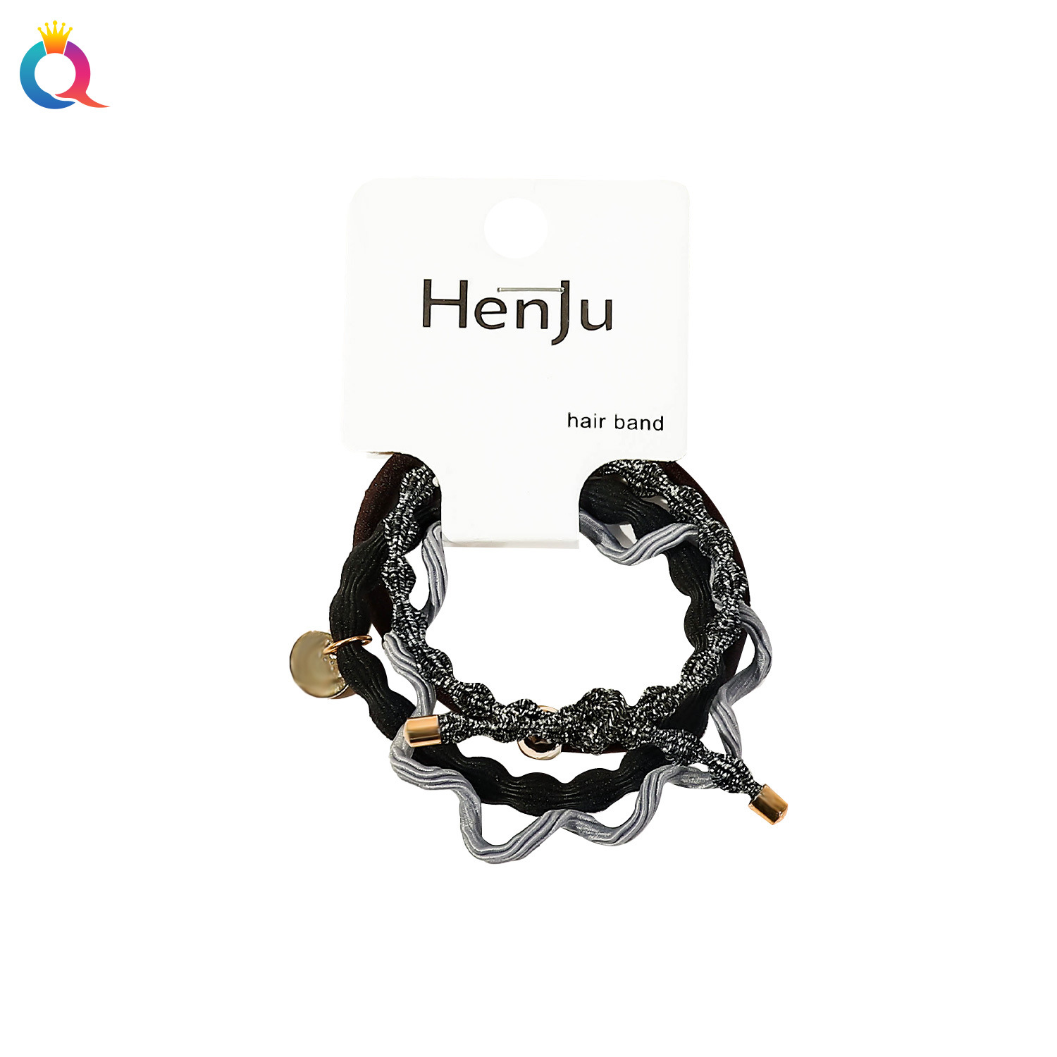 Qiyue Cross-border High-end hair Tie, hair band, girls' high school elastic and durable, elegant rubber band, hair tie and hair accessory wholesale Item Picture