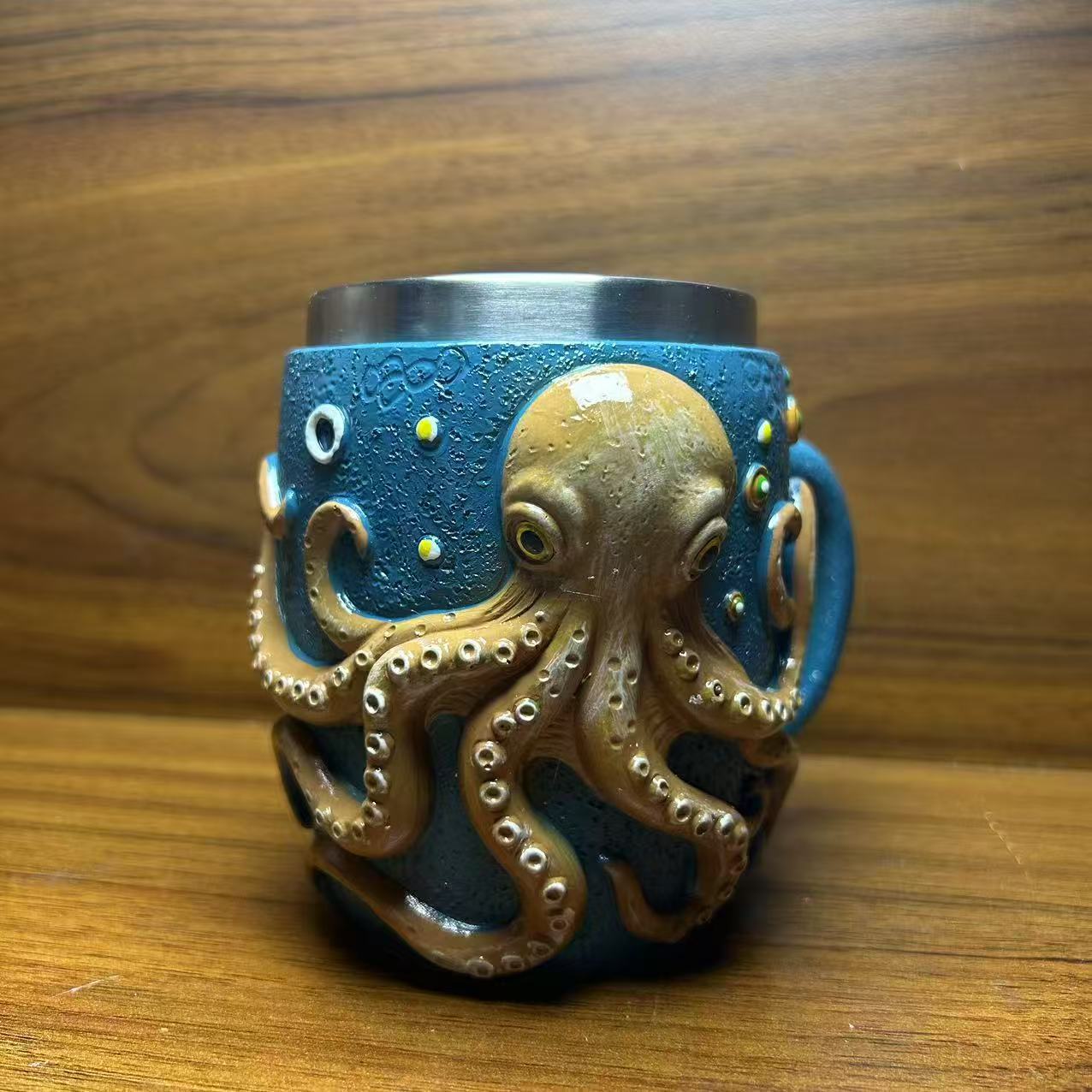 Cross-border new Cthulhu-inspired Pirate Tankard Octopus cup in Cthulhu style undefined