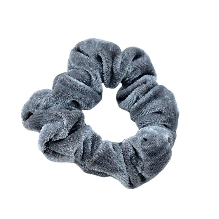 2-yuan store wholesale Korean autumn and winter velvet hair bands, Korean version simple plush hair ties, headwear and hair accessories wholesale Item Picture