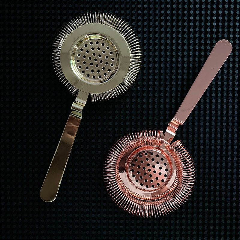 European Hawthorne cocktail ice Strainer, stainless steel filter, ice separator, filter screen, strainer Application Scenario