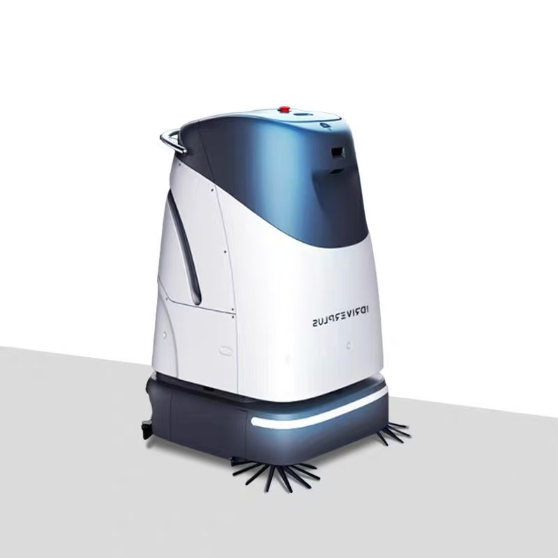 Tianjin Wuqing Woxiaobai commercial intelligent cleaning robot Industrial floor scrubber full figure