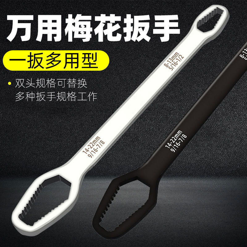 Universal wrench socket self-tightening wrench, universal wrench adjustable plate box wrench, multi-purpose universal quick wrench Application Scenario