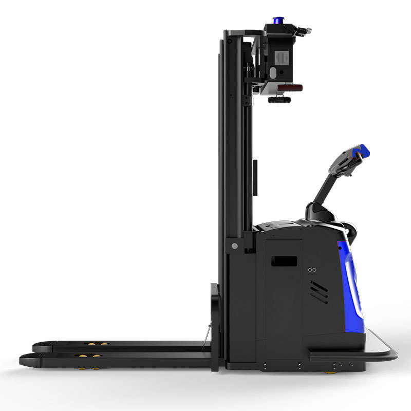 Heavy-duty stacker robots, factory warehouse material boxes, intelligent storage AGV, laser-guided unmanned forklifts Specification drawing