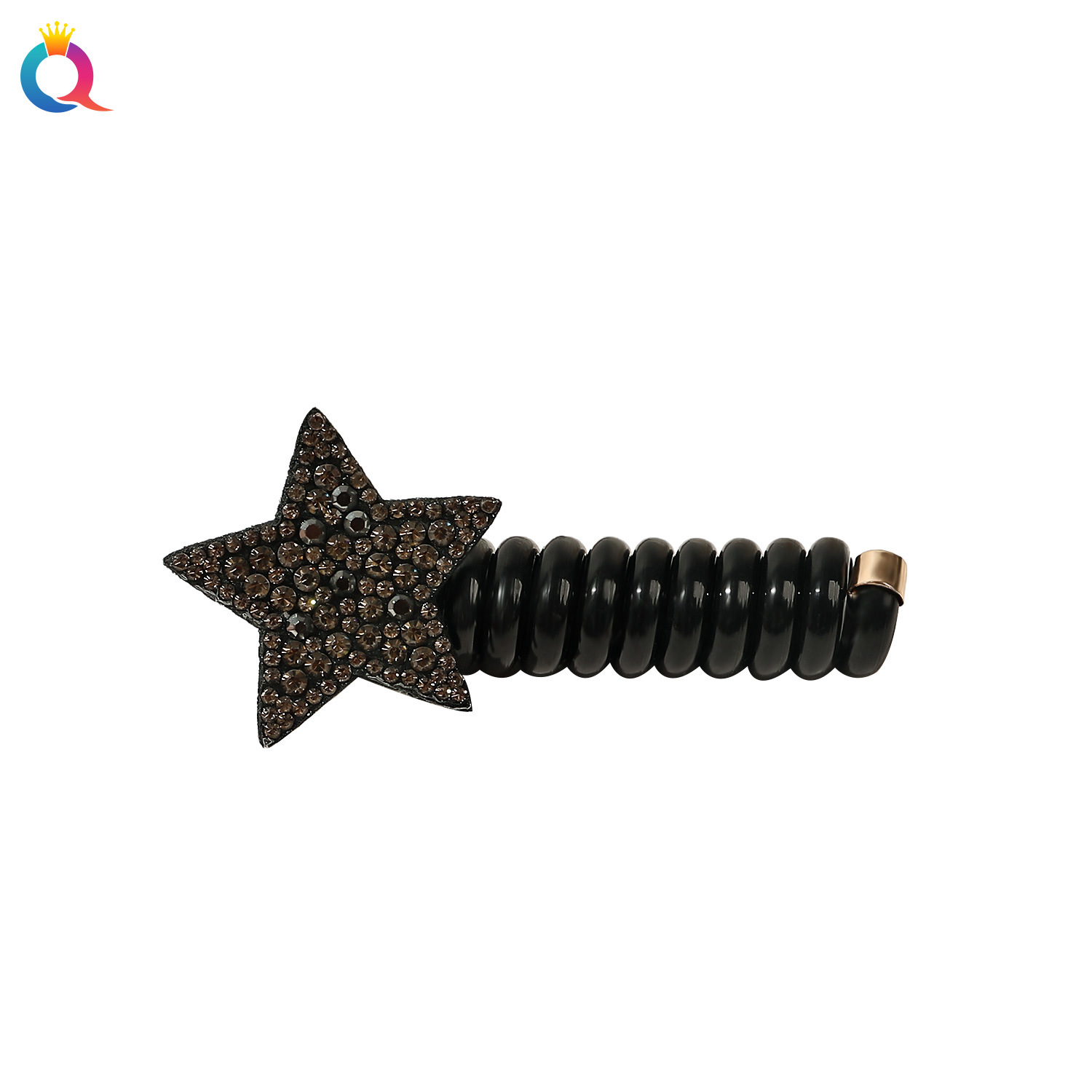Qiyue Hair Tie, telephone line hair band, Korean-style braided hair, high bullet rope, rubber band, high appearance level, ponytail hair rope, hair accessory wholesale Item Picture