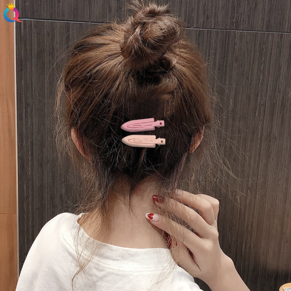 Qiyue Korean-style internet-famous seamless hair clip makeup setting hair clip side clip Cute girl colorful side clip Specification drawing