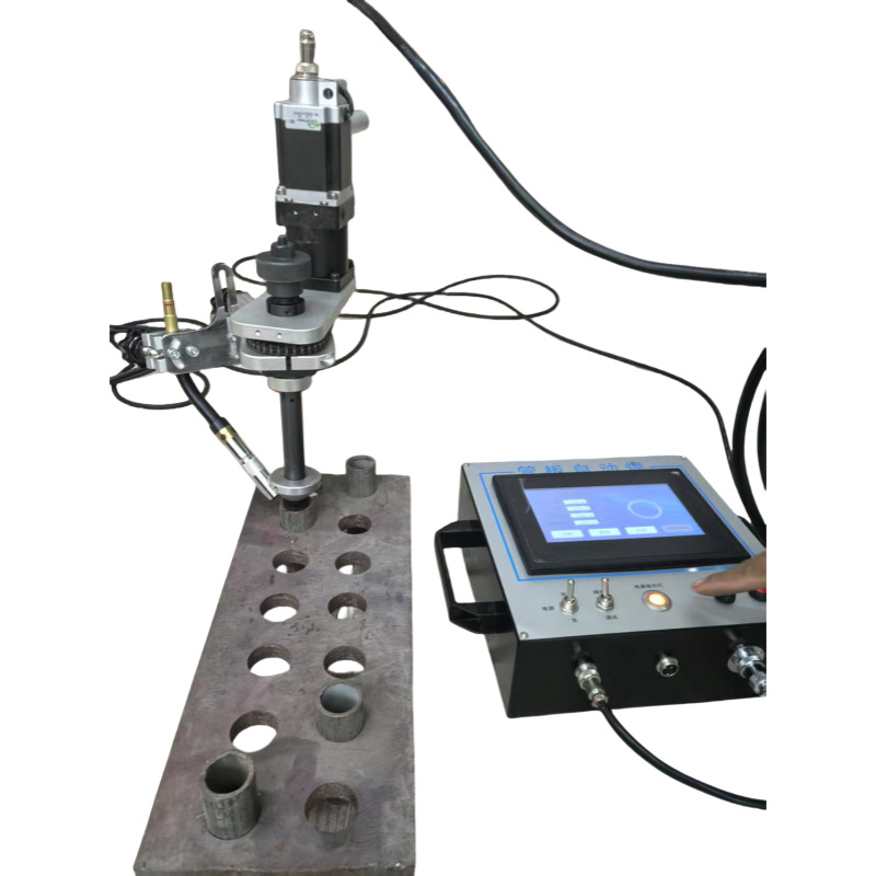 Automatic tube sheet welding trolley, boiler heat exchanger tube sheet welding machine, tube sheet welding trolley full figure