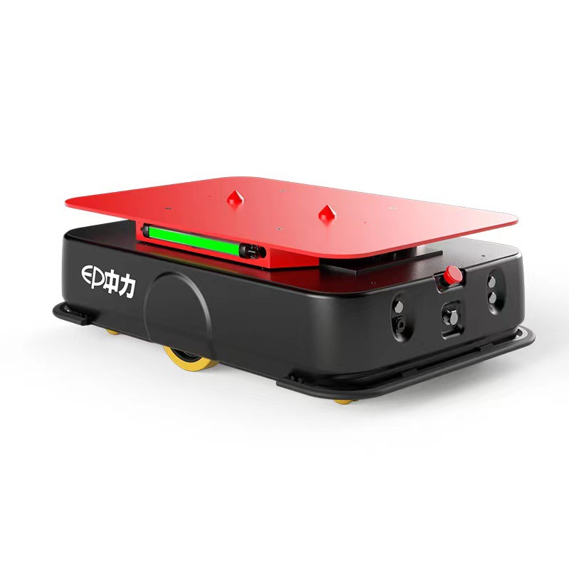 Beijing Zhongli Factory AGV intelligent material handling vehicle Mobile laser navigation electric flat car details Picture