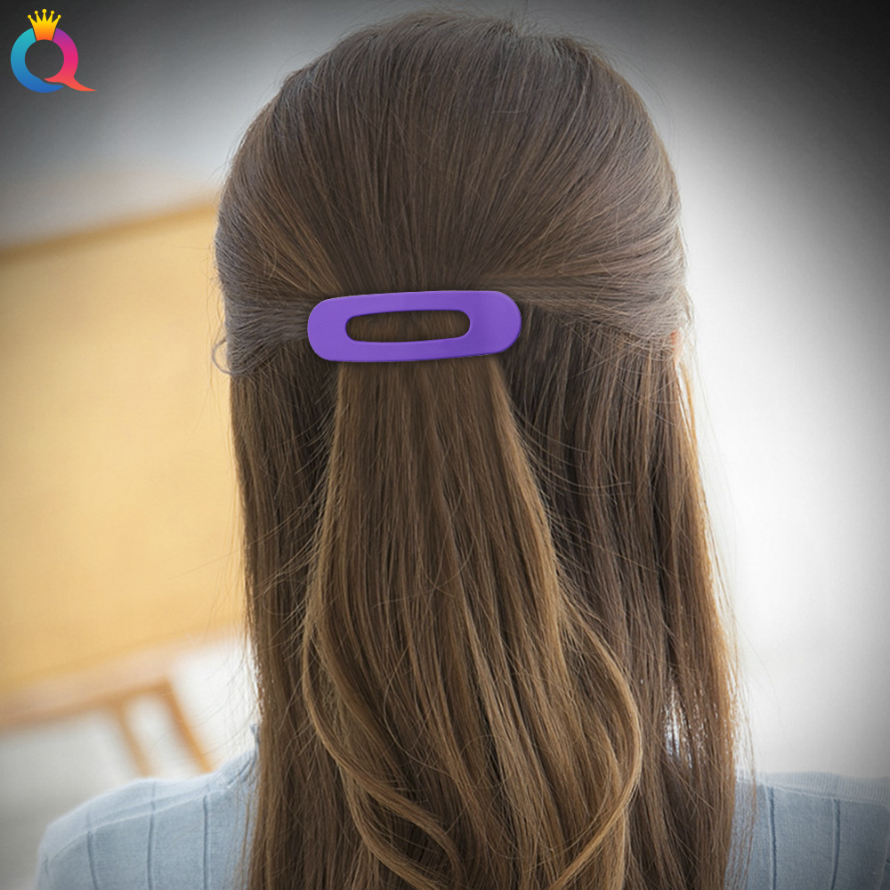 Qiyue's new Korean-style gradient color three-piece set: duckbill clips, one-line bangs, side clips, versatile hair clips and hair accessories Specification drawing