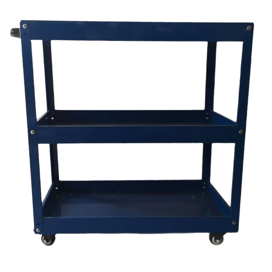 Wholesale of three-layer mobile tool carts with brake wheels, three-layer parts carts, maintenance handcarts, and two-layer tool carts Application Scenario