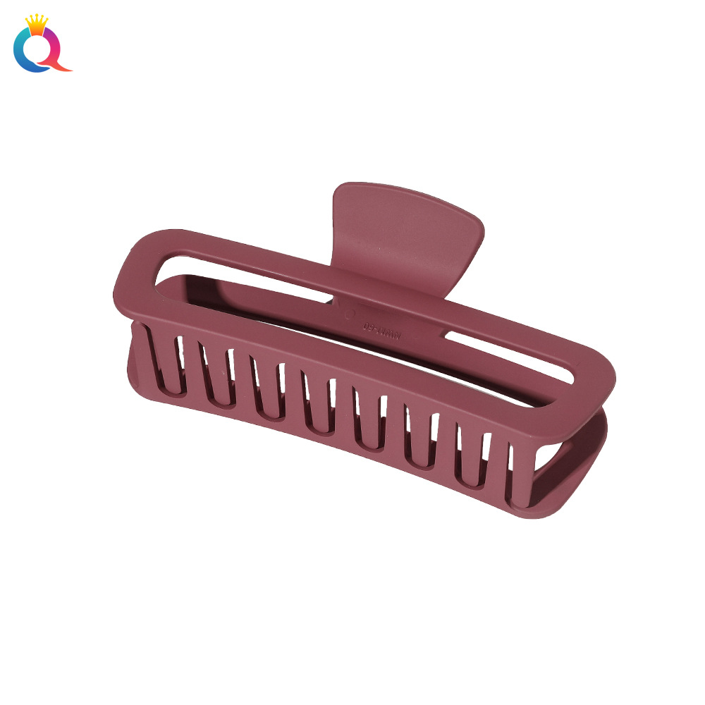 Qiyue large hair clips, women's hairpins, shark clips, high-end hairpins, trapezoidal back head hair clips, hair accessories wholesale Item Picture