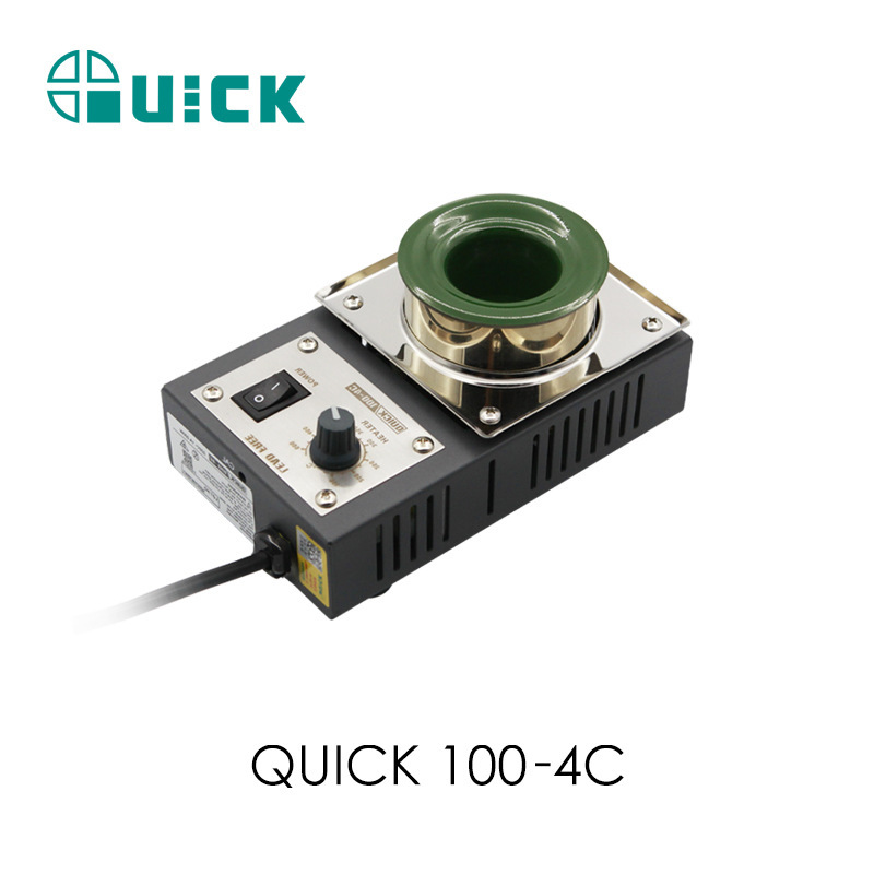 QUICK 100-4C tin furnace, constant temperature small tin furnace, high-temperature industrial tin pot details Picture