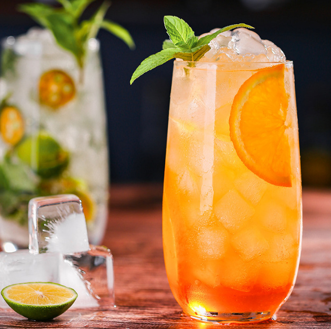 Mouthwash cup, Mojito cup, cocktail cup, sea cup, long drink cup, Colin cup, juice cup, cocktail glass Application Scenario