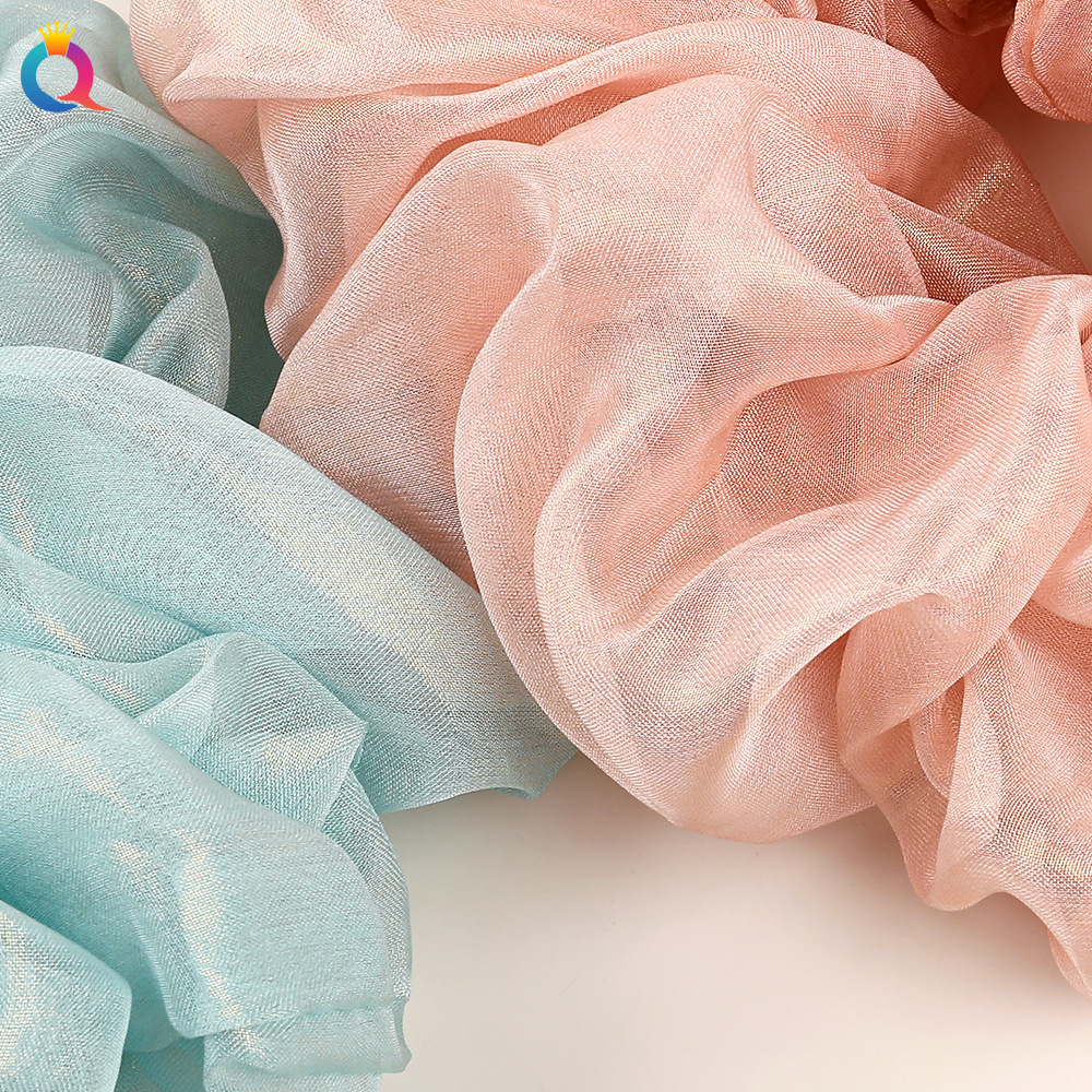 Qiyue Cross-border Oversized Large Intestine Hair Band, high-end hair tie, women's hair tie, hair band, hair accessory wholesale Specification drawing