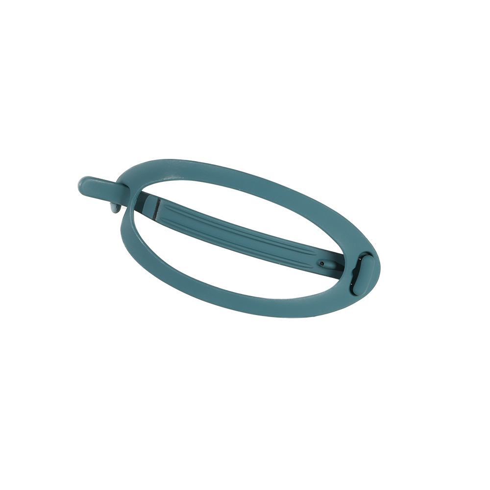Qiyue Korean-style matte PC hair clips, coil hair clips, oval hair clips, sweet buckle clips, back of the head, hair accessories wholesale Item Picture