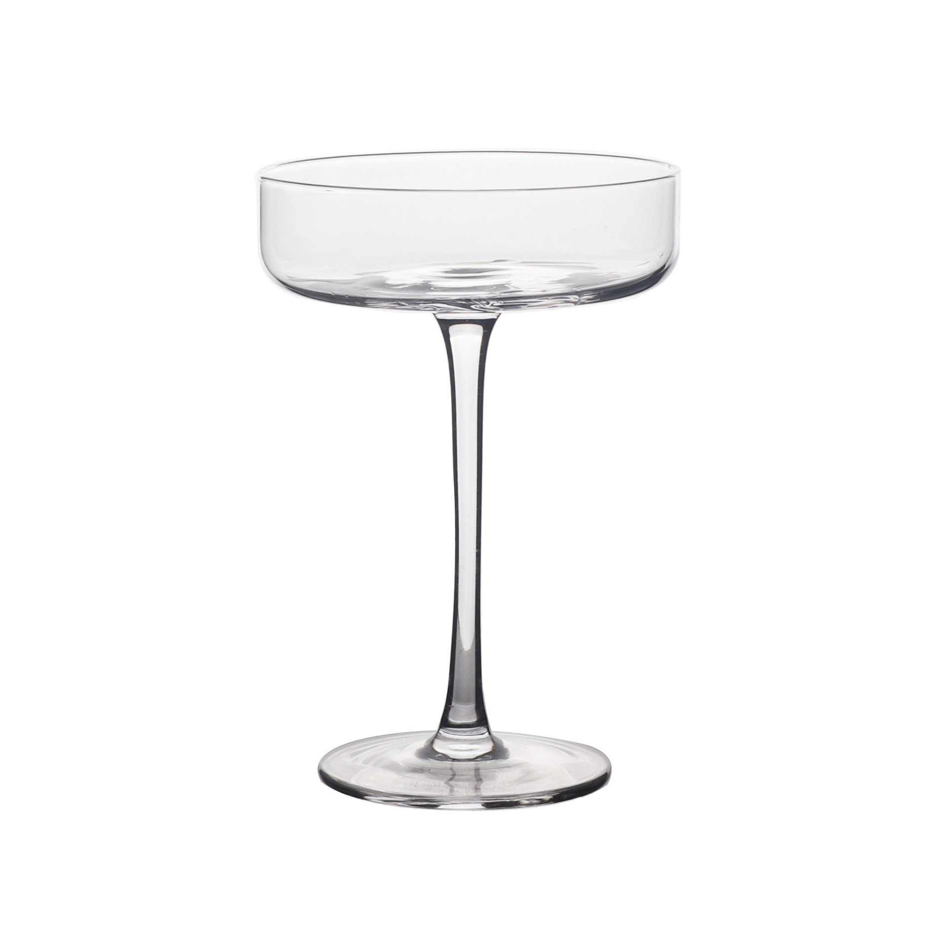 Creative crystal glass Martini cocktail glasses, champagne glasses, bar household high-footed shallow dish ice cream bowls Item Picture