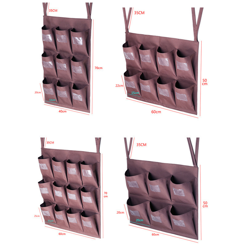 Hotel work cart, linen cart, functional cleaning cart, rag bag, storage bag, classification, hanging bag, tool and item organization details Picture