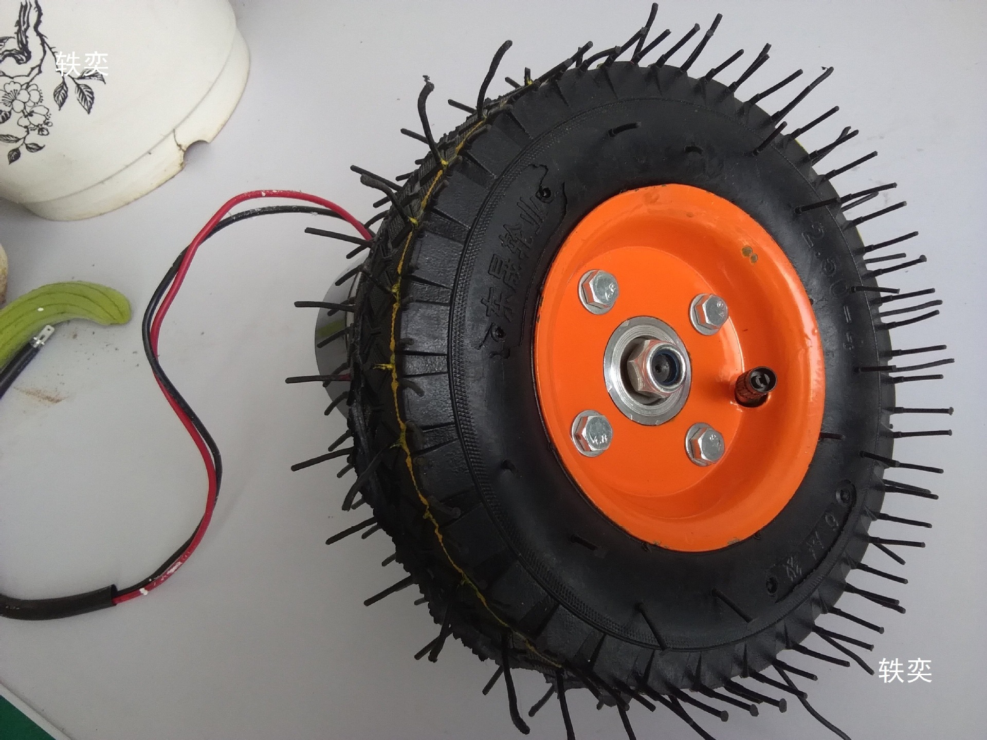 No. 3 one-wheel drive small car assembly, semi-finished product kit, AGV robot, automatic car, remote control car parts details Picture