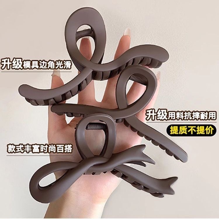 Hairpin for women at the back of the head 2024 new style, large shark clip, high-end hairpin, hair clip, headwear, hairpin Specification drawing