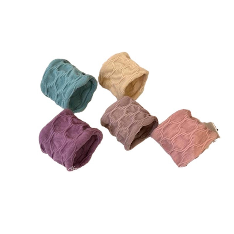High-elasticity ultra-wide mask hair band 2025 new high-end leather band women's hair tie headband headwear high ponytail hair band Item Picture