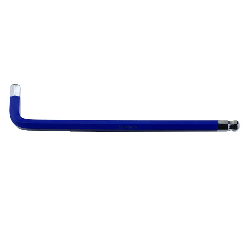Single color powder-coated hex socket wrench S2, mirror full-color extended ball head color wrench Item Picture