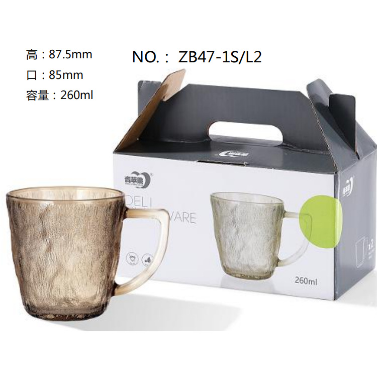 The Green Apple Creative Glacier series includes beer mugs, juice cups, beverage cups, water cups, glass cups, and household brushing cups Application Scenario