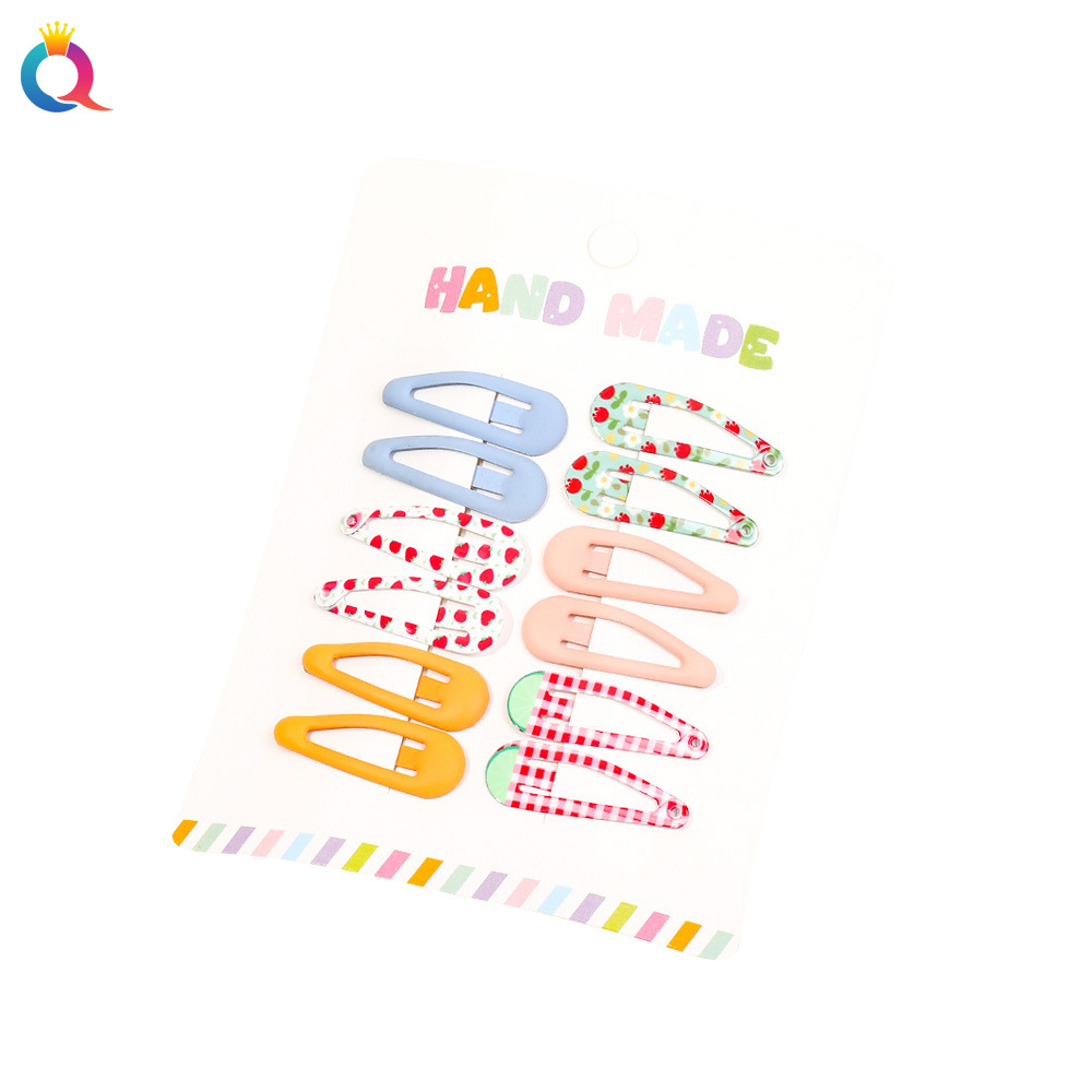 Qiyue Cute Hair Clip y2k Dopamine Hair Clip Won't damage Hair Bangs Clip bb Clip Hair Accessory ins High-end Side clip Item Picture