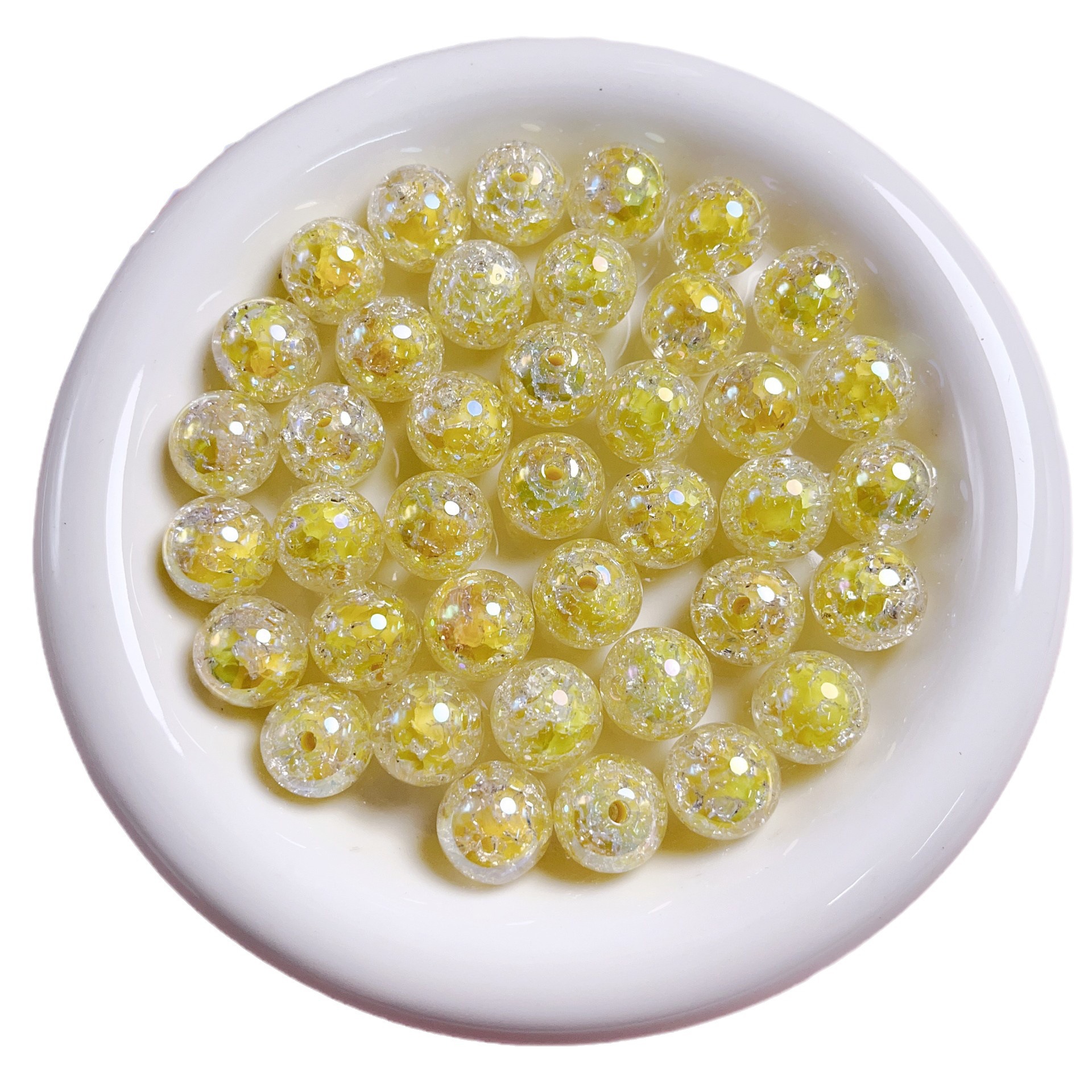 Sugar heart burst beads acrylic beads diy mobile phone chain accessories, bracelet jewelry accessories, hair accessories, head accessories Item Picture