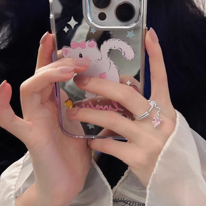 A new open ring with a sweet and cool style, a niche design, and a light luxury and high-end feel. It's a pink diamond zircon ins cold style ring for women details Picture