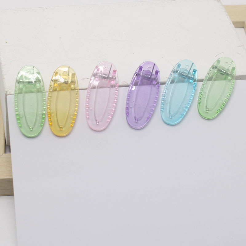 Korean ins jelly-colored hair clips, girl shark clips, sweet diy cream gel hair clips, hair clips, broken hair clips wholesale Application Scenario
