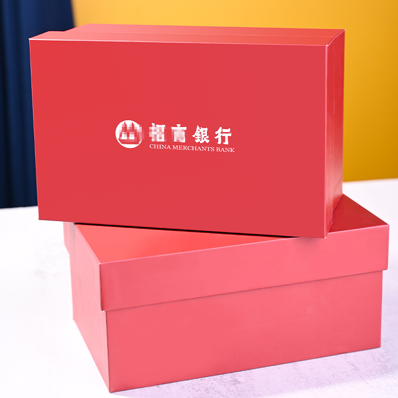 Two sets of whisky glass gift box set, high-end glass wine glass gift handbag gift box packaging, cross-border details Picture