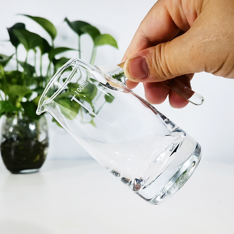 High-end glass liquor dispenser, hotel small bottle, 100ml liquor dispenser, graduated handle, seven-character bottle Application Scenario