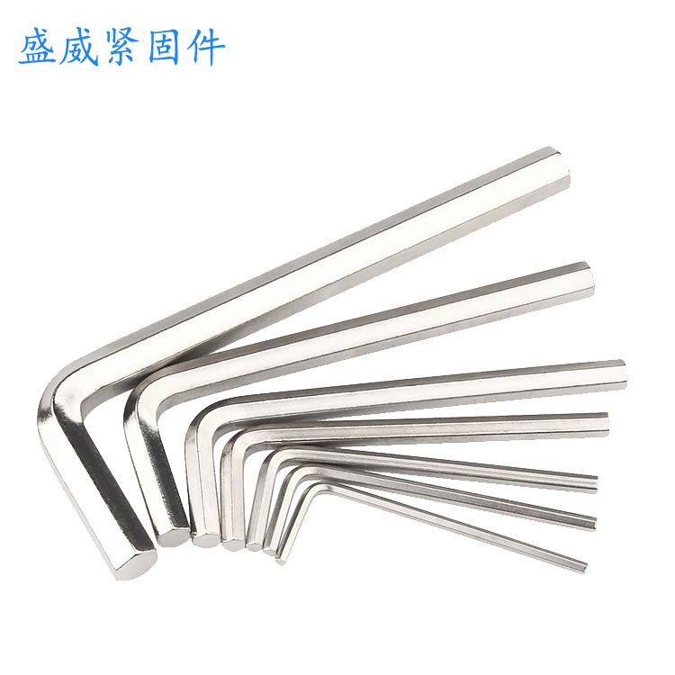 1.27-14mm nickel-plated flat head hex socket wrench, metric carbon steel L-shaped hex socket wrench, hex key screwdriver Application Scenario