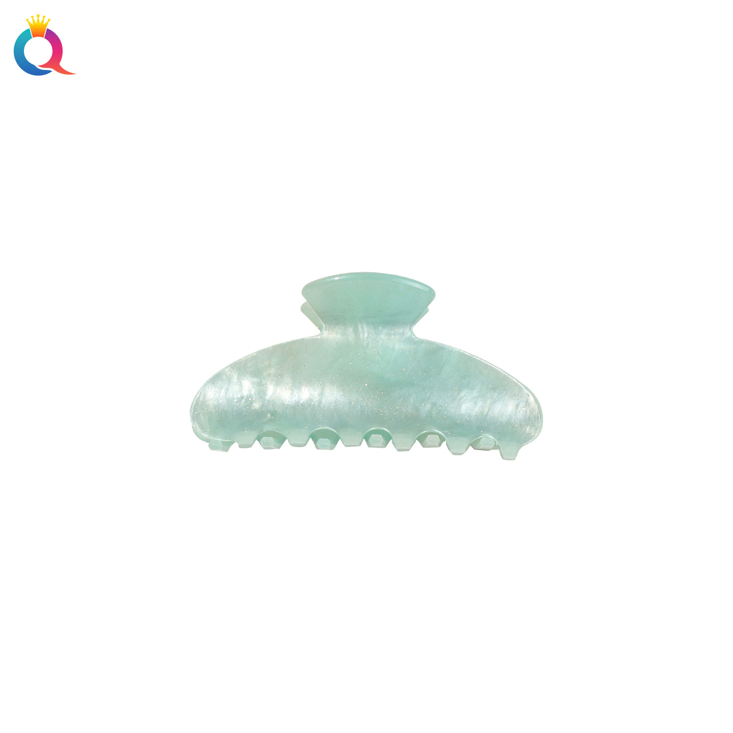 Qiyue Cross-border Fashion Acrylic hair clips with a high-end feel, acetic acid imitation grab clips, women's updo hair, shark hair clips and grab hair accessories Item Picture