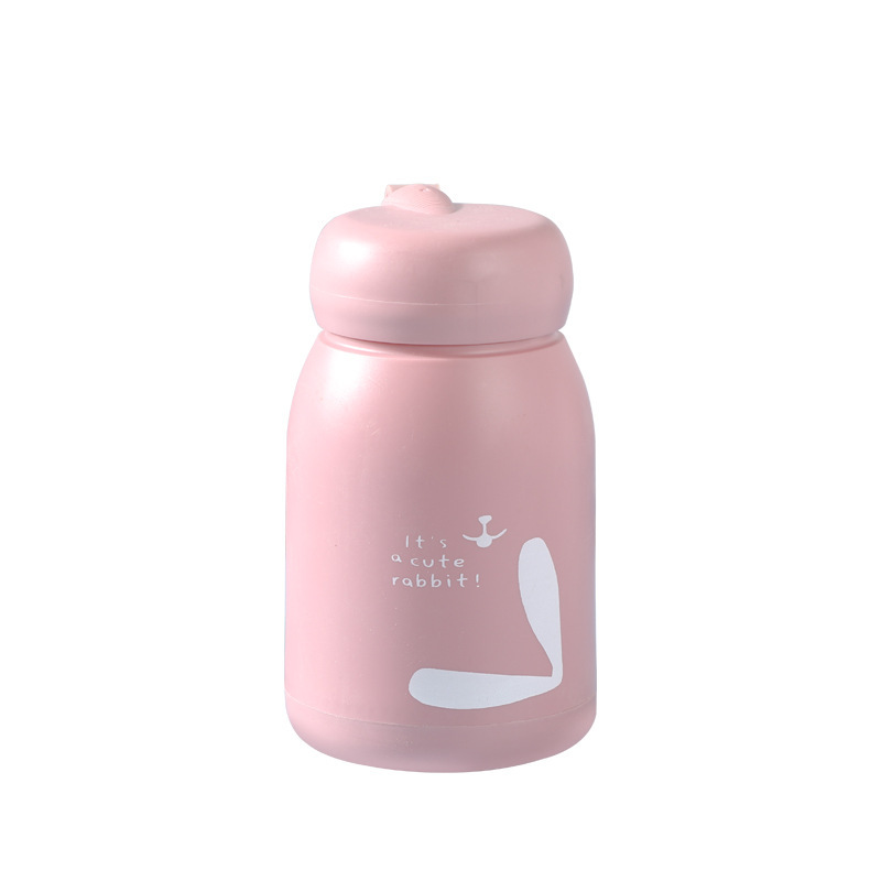 Cute rabbit Cup, creative and adorable glass cup, home girls' office water cup, opening event ground promotion advertising gift cup Item Picture