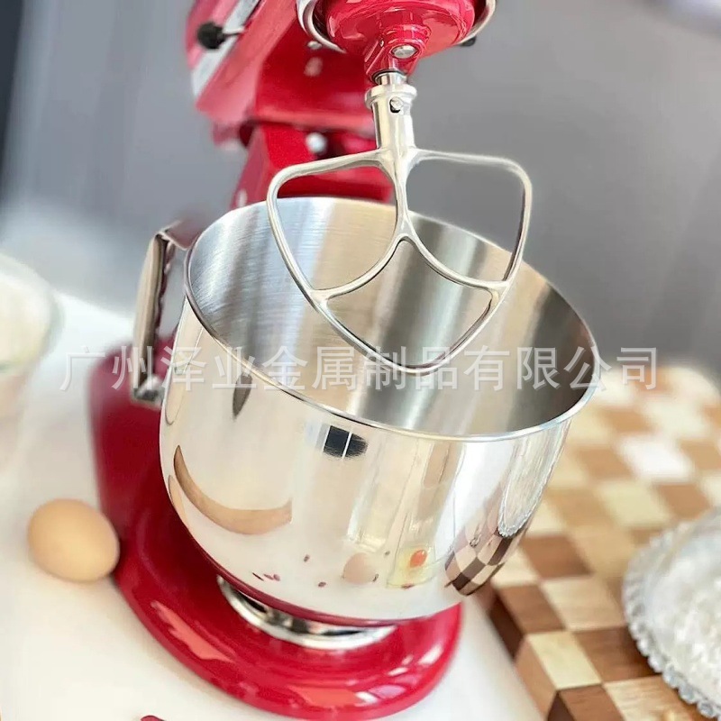304 stainless steel mixing bucket, 4.5L heavy cream mixer, cake mayonnaise egg beater, multi-functional cooking bowl Specification drawing